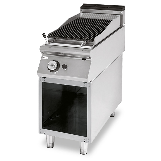 VS9040GRL || GAS LAVA-STONE GRILL, COOKING ZONE IN CAST IRON, MEAT/FISH